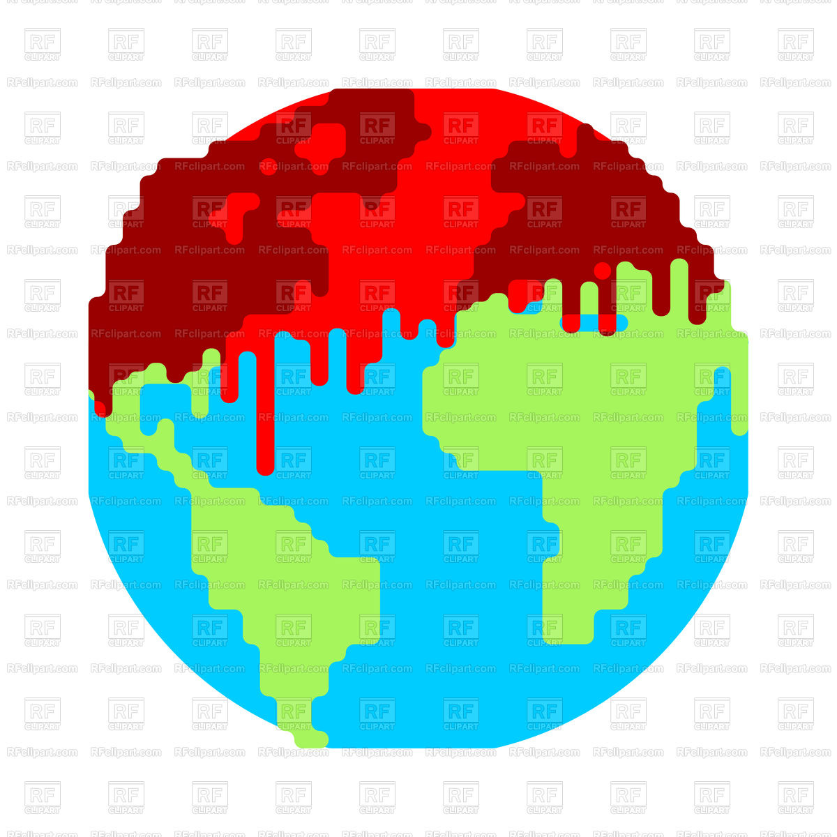 1200x1200 Dripping Blood On Earth Vector Image Vector Artwork Of Icons And
