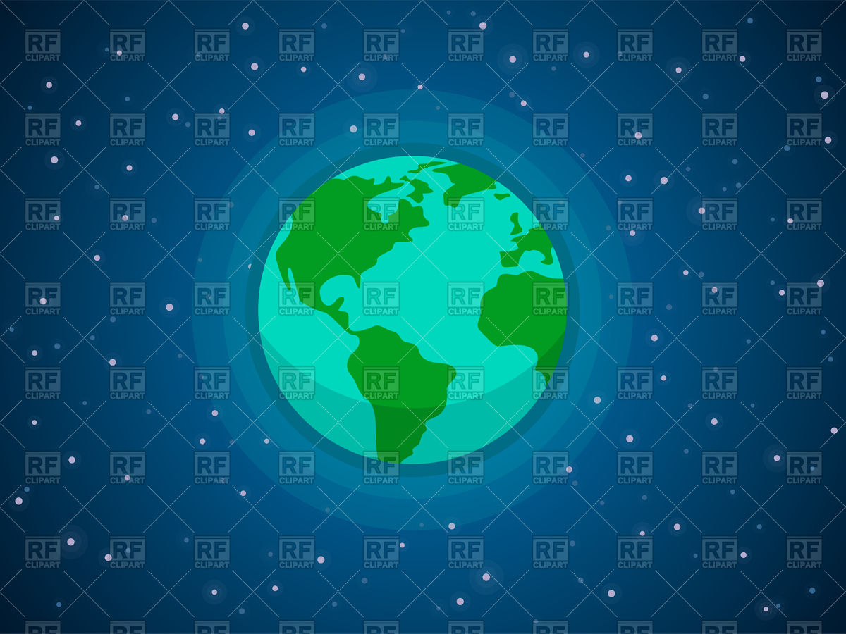 1200x900 Globe In Space