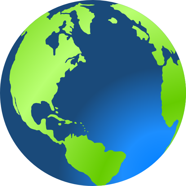 600x600 Vector Earth Clip Art