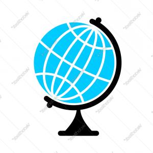 300x300 Globe Flat Icon Earth Ball Character Planet Earth Vector Rongholland