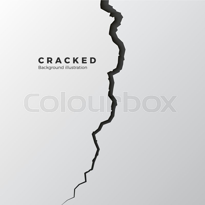 800x800 Surface Cracked Ground. Sketch Crack Texture. Split Terrain After