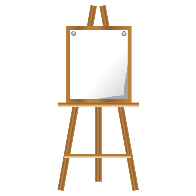 650x650 Easel Easel Vector Icon Material