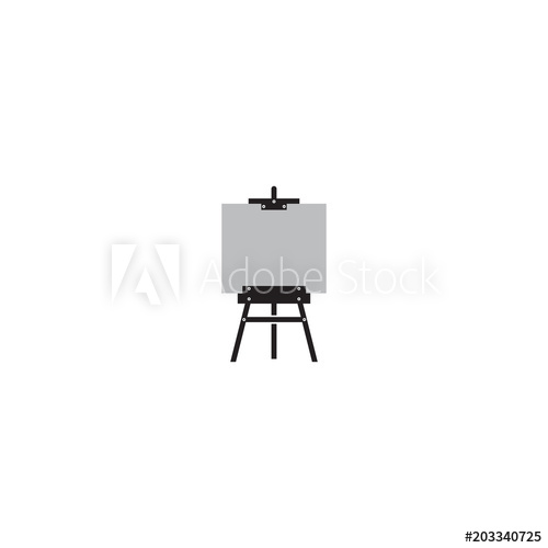 500x500 Easel Vector Icon