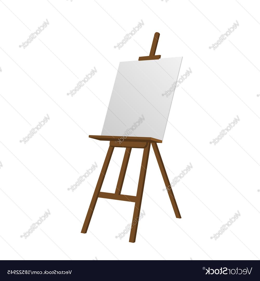 1000x1080 Best Sienna Art Easel Vector Image
