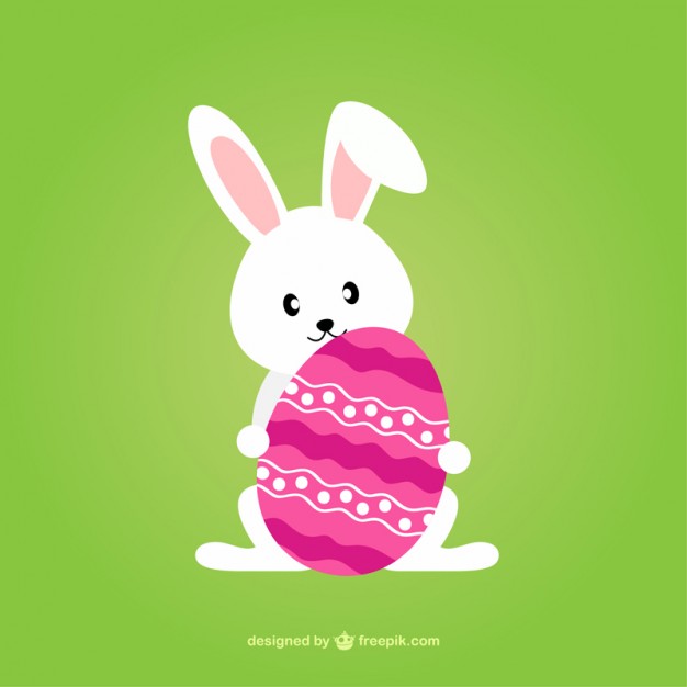 626x626 Easter Bunny Playing Football Vector Image 123freevectors