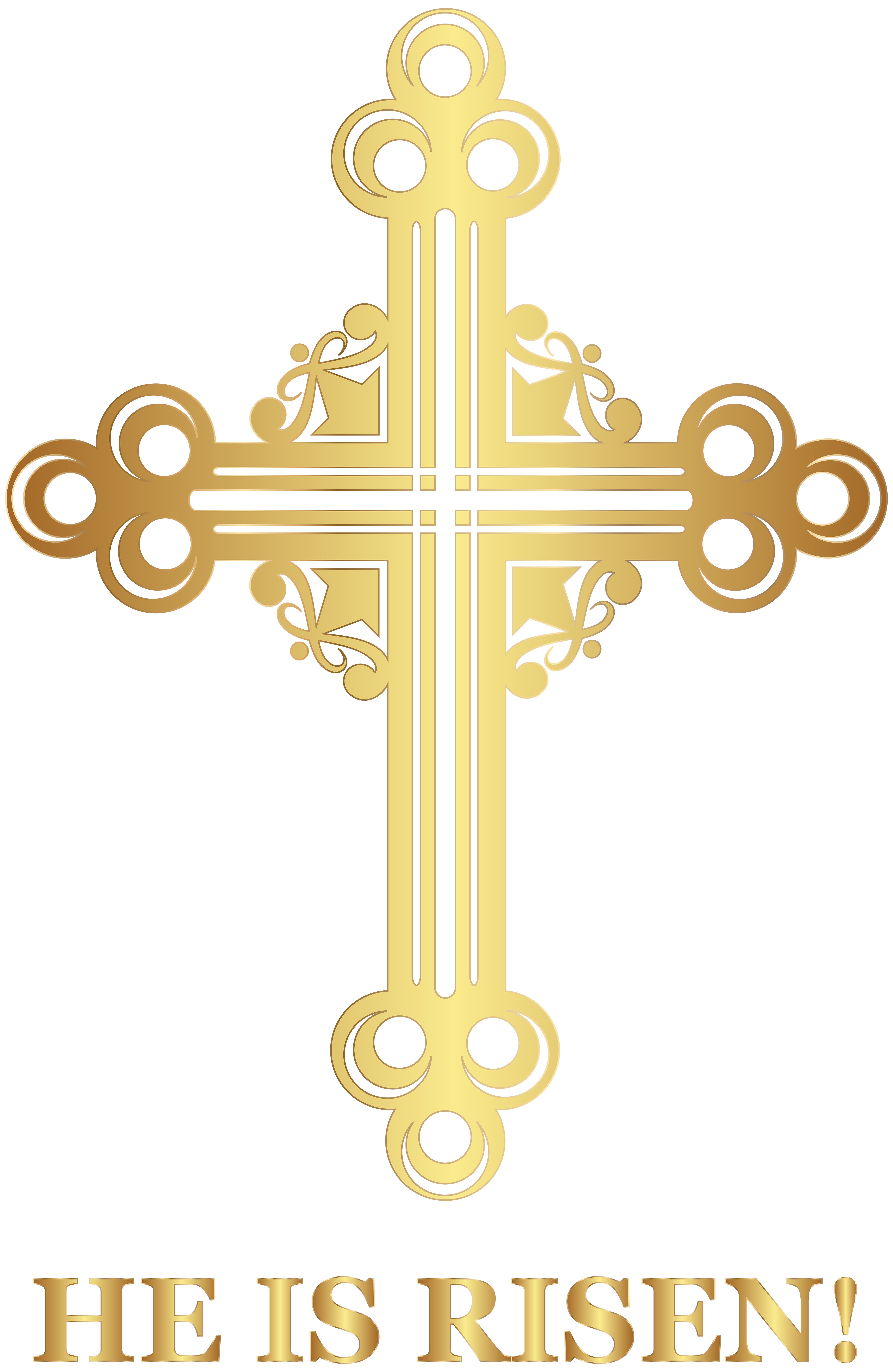 5208x8000 Happy Easter Cross Png Free