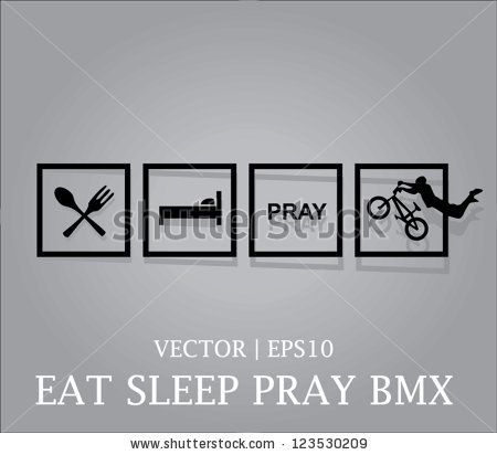 450x412 Vector Eat Sleep Pray Bmx Icon Christian Youth Sports Eps10 By