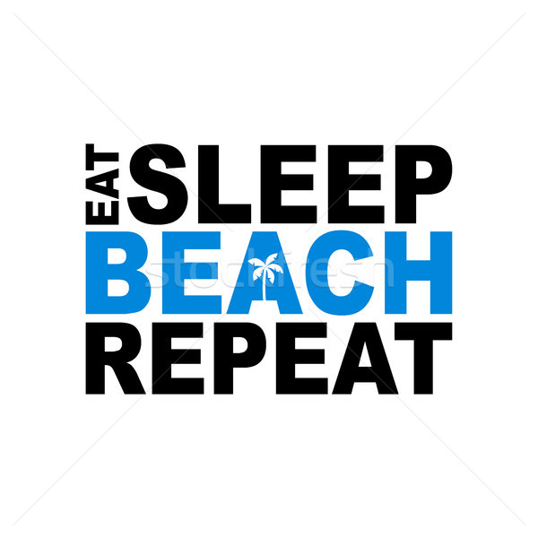 600x600 Eat Sleep Beach Repeat Icon Sign Vector Illustration Vector1st