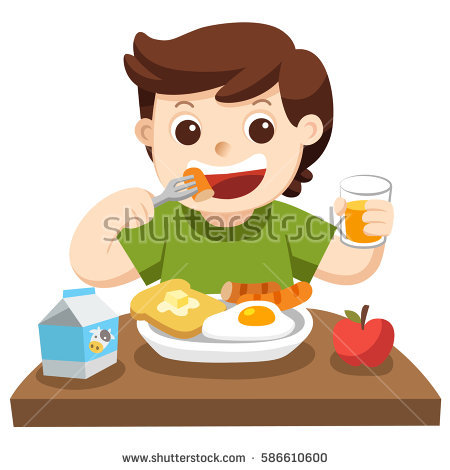 450x470 Collection Of Kids Eating Breakfast Clipart High Quality