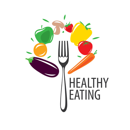 500x500 Healthy Eating Logo Design Vector Set 12 Free Download