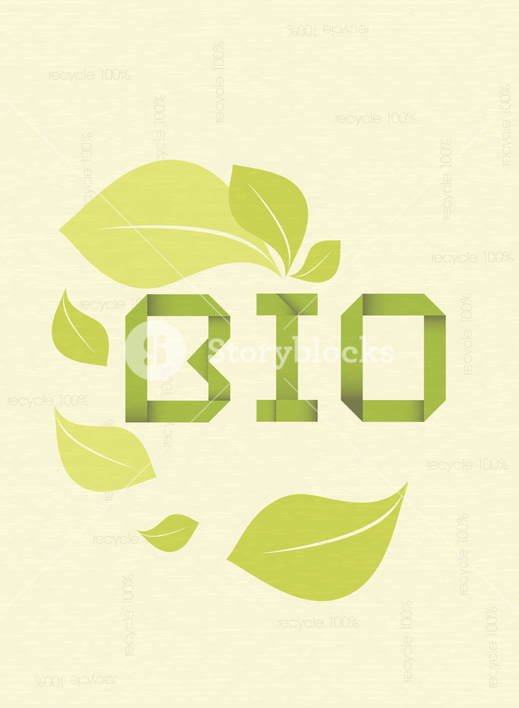 733x1000 Vector Eco Friendly Design Royalty Free Stock Image