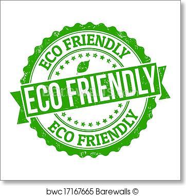 362x382 Art Print Of Eco Friendly Stamp Barewalls Posters Amp Prints