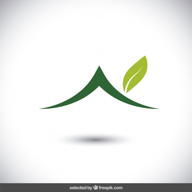 626x626 Eco House Logo Vector Free Download