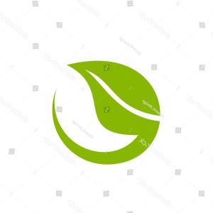 300x300 Green Leaf Eco Logo Vector Template Lazttweet