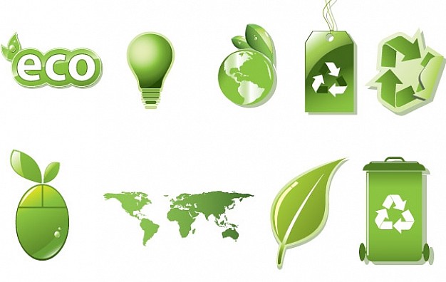626x396 Vector Set Of Global Eco Vector Free Download