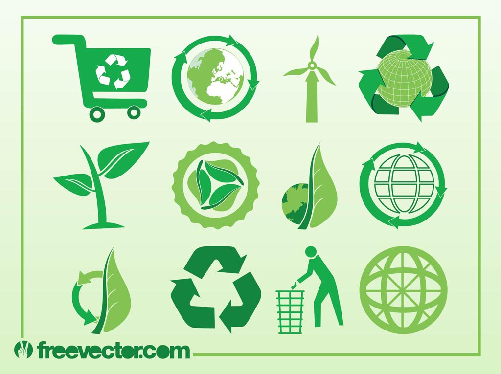 1024x765 Ecology Vector Icons Vector Art Amp Graphics