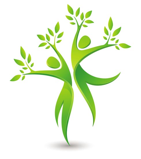 489x550 Green Ecology Concept Vectors