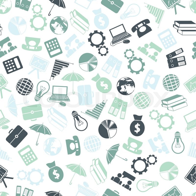 800x800 Economy Seamless Pattern Stock Vector Colourbox