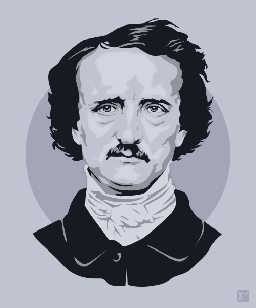 Edgar Allan Poe Vector at GetDrawings | Free download