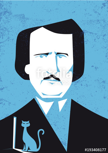 353x500 Edgar Allan Poe Vector Illustration Stock Image And Royalty Free