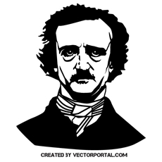 Edgar Allan Poe Vector at GetDrawings | Free download