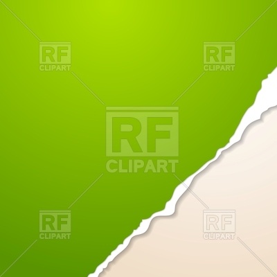 400x400 Abstract Green White Paper Background With Ragged Edge Vector