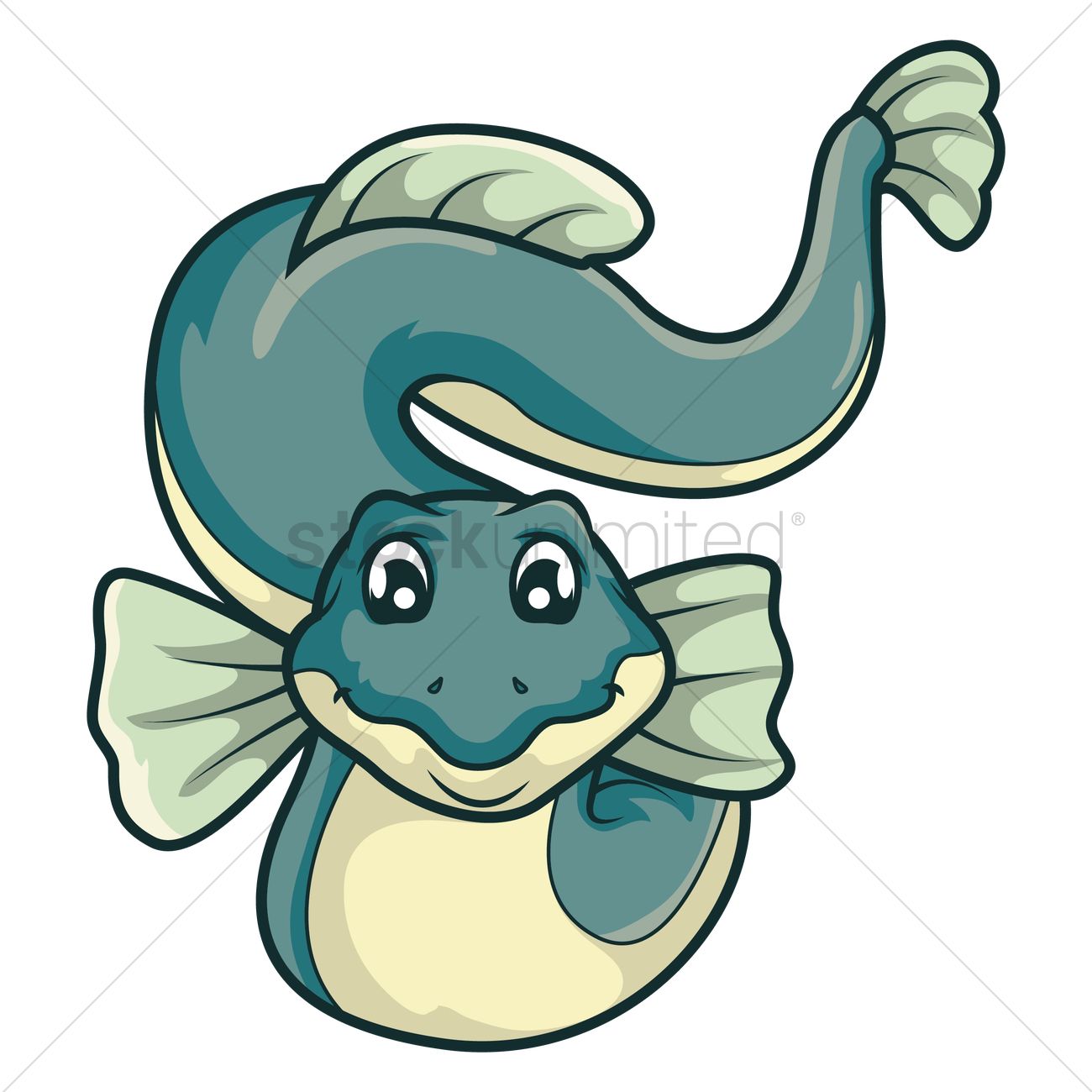 1300x1300 Eel Vector Image