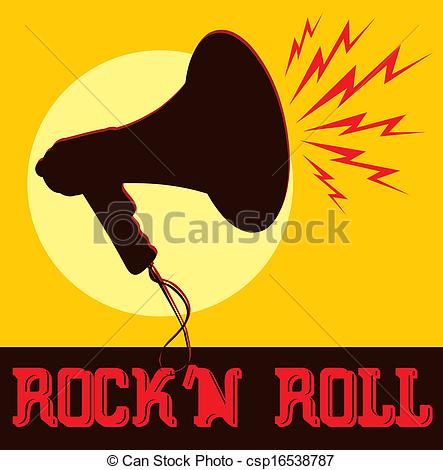 443x470 Egaphone Pop Art Vector Art.