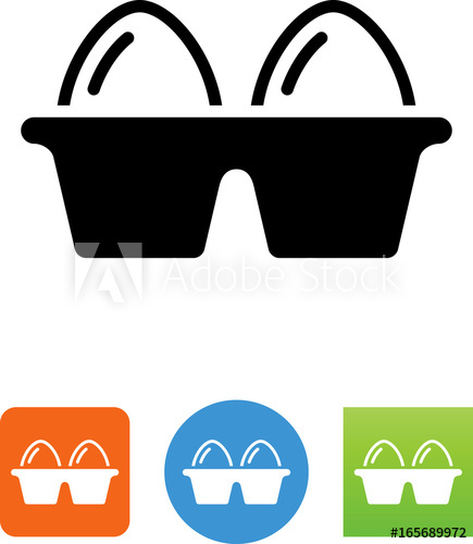435x500 Egg Carton Icon