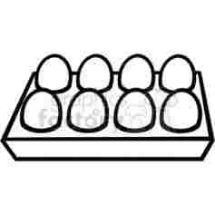 237x237 Pa Egg Carton Clipart Black And White Free Imagesrhpacom Dozen S