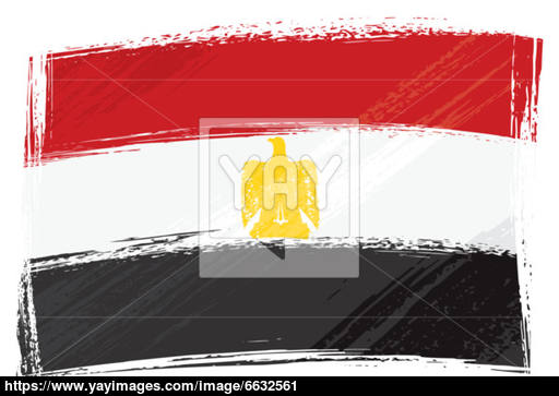 512x363 Grunge Egypt Flag Vector