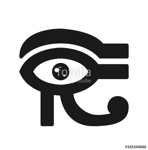 493x500 Eye Of Horus Icon. Egyptian Sign. Vector Stock. Stock Image And