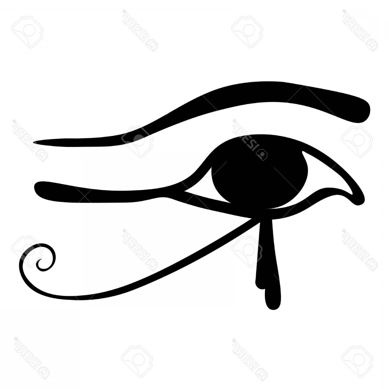 1560x1560 Photostock Vector Egyptian Eye Of Horus Symbol Vector Illustration