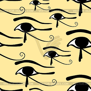 300x300 Seamless Pattern Egyptian Eye Of Horus Symbol .