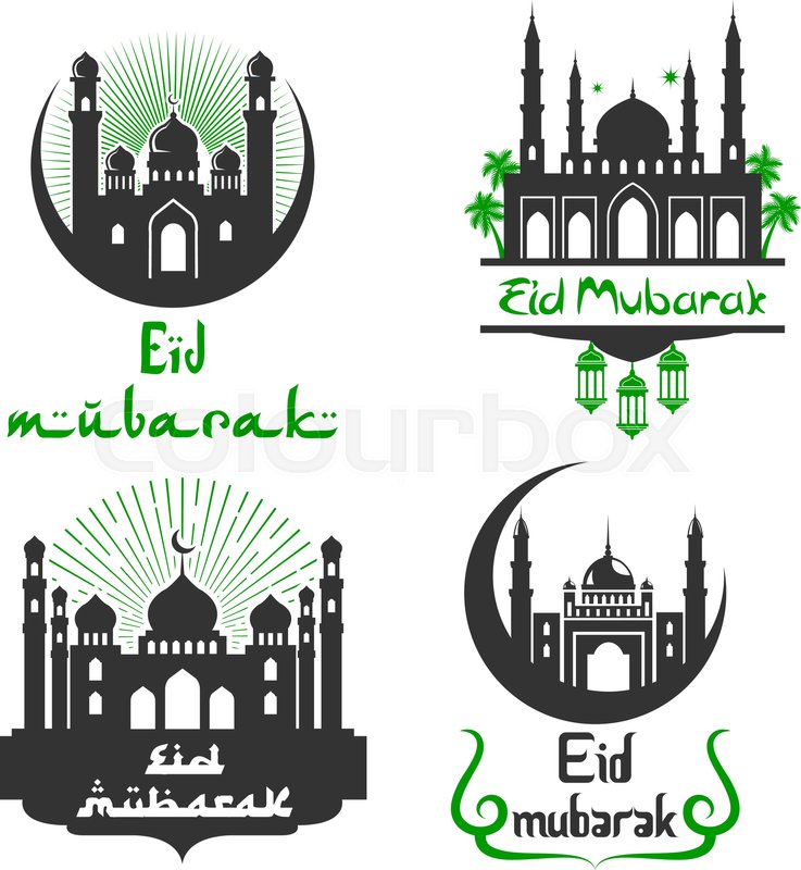 737x800 Eid Mubarak Greetings For Arabic Religious Festival Celebration