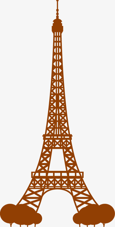 381x752 Eiffel Tower Vector Free Download