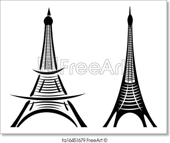 560x470 Free Art Print Of Paris Eiffel Tower Vector Art Freeart Fa16451679