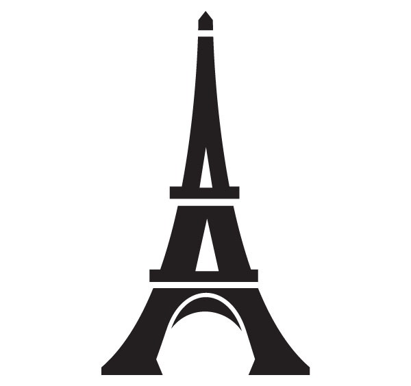 600x564 Landmark Clipart Eiffel Tower
