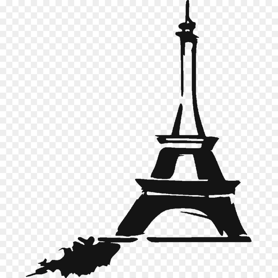 900x900 Eiffel Tower Drawing Silhouette Clip Art