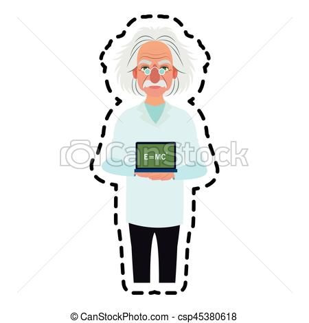 450x470 Albert Einstein Icon Image Vector Illustration Design.