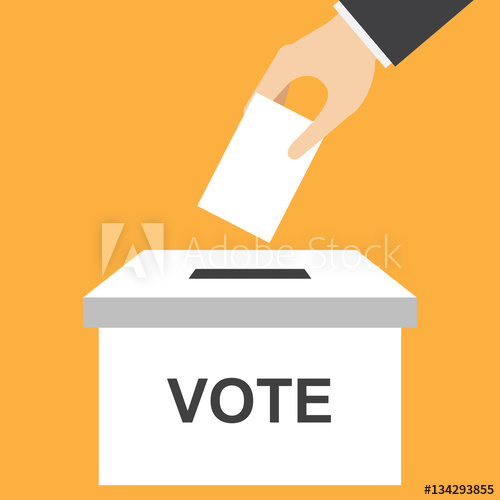 500x500 Vote , Voting , Election. Vector Illustration.