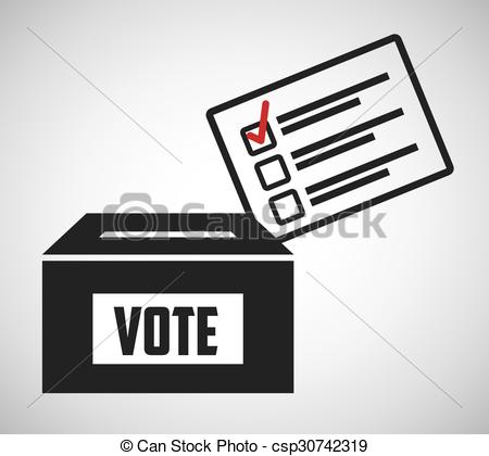 450x420 Democratic Election Design, Vector Illustration Eps10 Graphic .