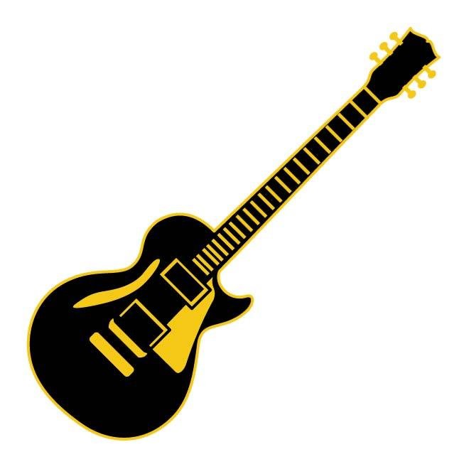 660x660 Free Electric Guitar Vector Illustration.eps Psd Files, Vectors
