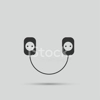 200x200 Wire, Socket And Electric Plug Vector Design Stock Vectors