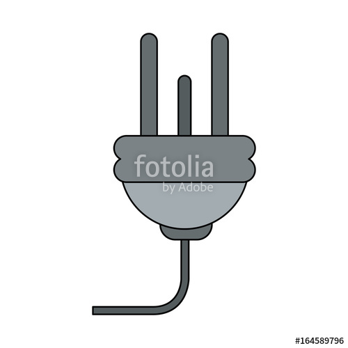 500x500 Electric Plug Vector Illustration Stock Image And Royalty Free