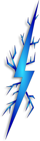 168x587 Electric Spark Clip Art Free Vector 4vector