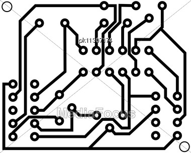 380x304 Stock Photo Electric Scheme For Design Use