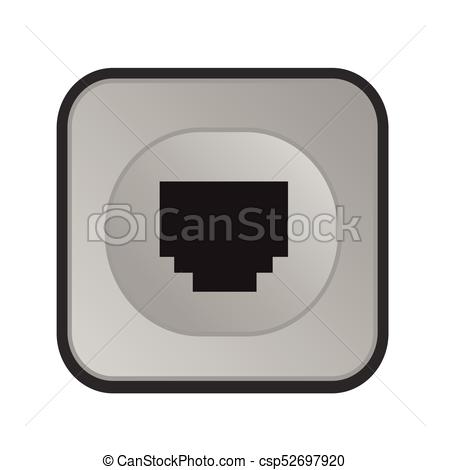 450x470 Electrical Outlet Icon Vector Illustration