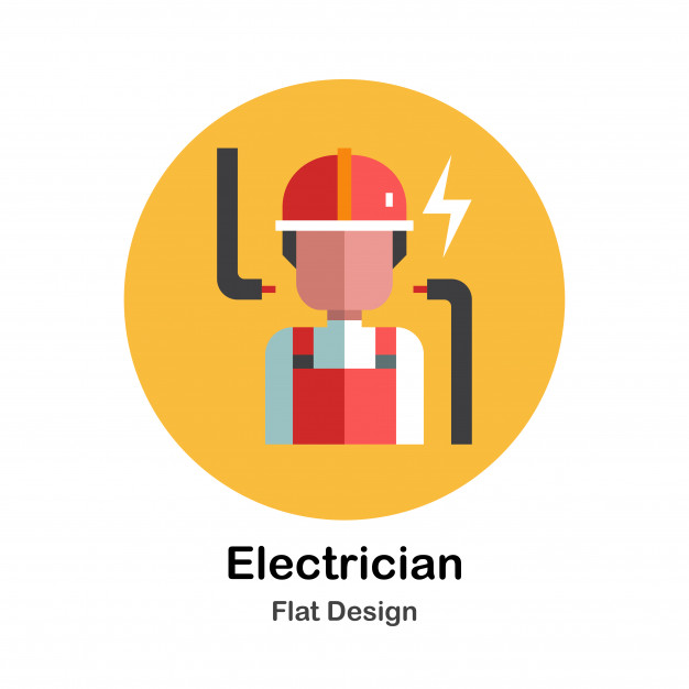 626x626 Electrician Vector Premium Download