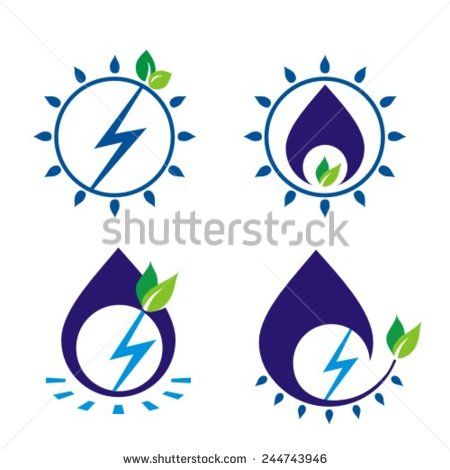 450x470 Symbol Of Oil, Gas, Ecology, Electricity. Vector Icon Simbolos